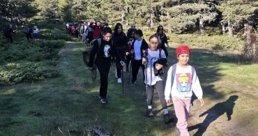 Amasya'da Doğaseverler Ata'yı Anma Etkinliği Düzenledi