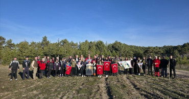 Amasya'da Şehit Askerler Anısına Fidan Dikimi