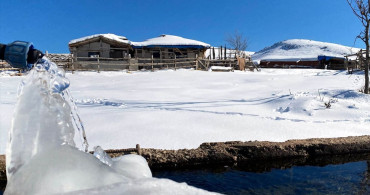 Amasya'nın Yüksek Kesimlerinde Kar Yağışı Başladı