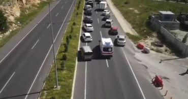 Ambulanslara Hızlı Geçiş İçin Fermuar Sistemi Kampanyası