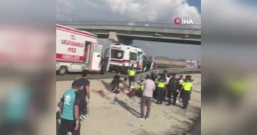 Ankara-Niğde otoyolunda yolcu otobüsü devrildi: 23 yaralı