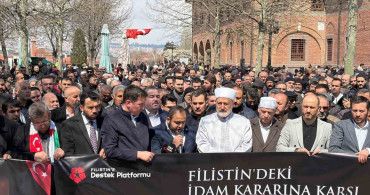 Ankara'da Filistinlilere Yönelik İdam Kararına Protesto
