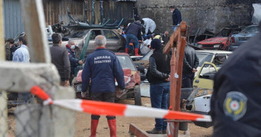 Ankara'da Hurdalıkta Yangın Çıktı! 1 Kişi Öldü