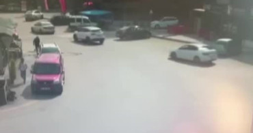 Ankara'da husumetli şahısların kavgası güvenlik kamerasına yansıdı