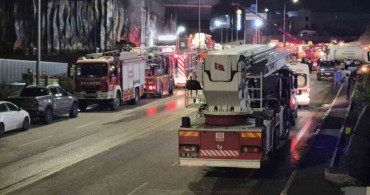 Ankara'da İlaç Fabrikasında Yangın Panik Yaratmıştı