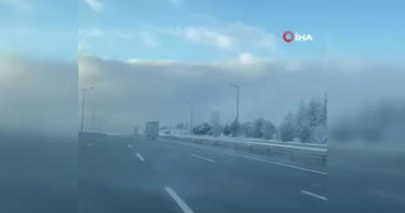 Ankara'da Nisan'da Kar Yağışı