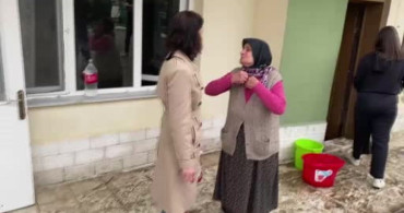 Ankara'da sağanak yağış yaşandı, yaşlı çiftin evi sular altında kaldı