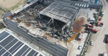 Ankara'daki İlaç Fabrikasında Büyük Yangın