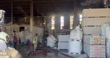 Ankara'nın Gölbaşı ilçesindeki fabrika yangını söndürüldü