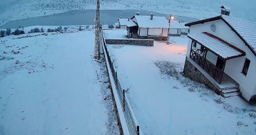 Ankara'nın Yüksek Kesimlerinde Kar Yağışı Etkili Oldu