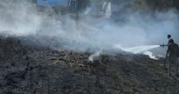 Antakya'da bahçe yangını kontrol altına alındı
