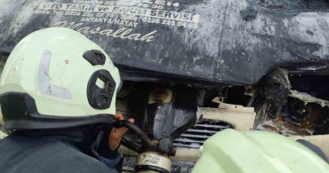 Antakya'da Motor Yangını Kontrol Altına Alındı