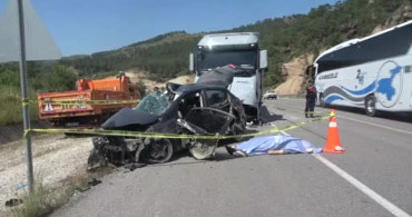 Antalya-Isparta Yolunda Feci Kaza: Karı-Koca Hayatını Kaybetti