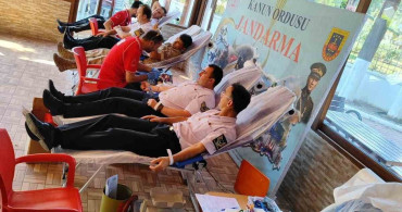 Antalya Jandarmasından Kan Bağışı Destek Kampanyası