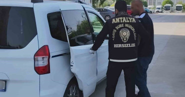 Antalya'da 410 Bin Liralık Hırsızlık Olayı