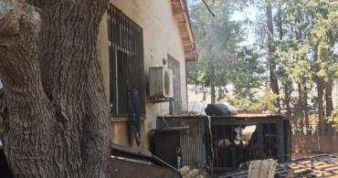 Antalya'da eşine sinirlenen adam evi ateşe vermeye çalıştı
