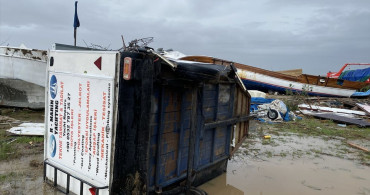 Antalya'da Hortum Zararları İnceleniyor