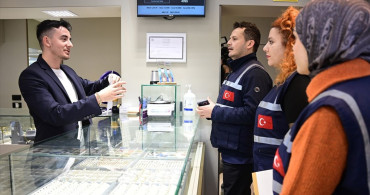 Antalya'da Kuyumculara Denetim Uygulandı