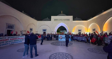 Antalya'da Mescid-i Aksa'ya Destek Protestosu