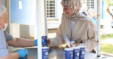 Antalya'da Öğrencilere Sıcak Çorba İkramı
