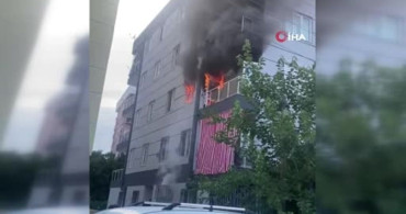 Antalya'da tüp patlaması sonucu daire yangında küle döndü
