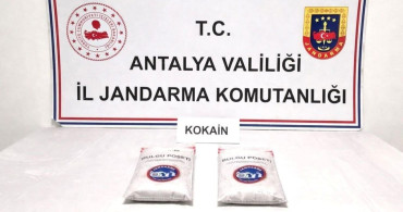 Antalya'da uyuşturucu operasyonu: 1,3 kilogram kokain ele geçirildi