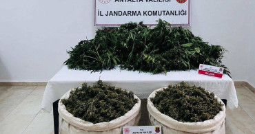 Antalya'da uyuşturucu operasyonunda 11 kilo 100 gram kubar esrar ele geçirildi