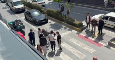 Antalya'da Yaya Geçidinde Motosiklet Kazası