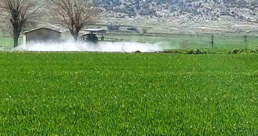 Araban'da Sarı Pas Hastalığına Karşı İlaçlı Mücadele Başlatıldı