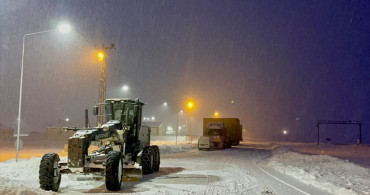 Ardahan'da Kara Yoluna Kapatma: Zincirsiz Ağır Araçlara İzin Yok