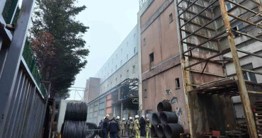 Arnavutköy Fabrikasında Yangın Paniği