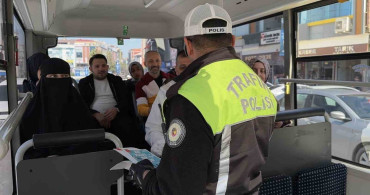 Arnavutköy'de Trafik Haftası'nda Bilinçlendirme Uygulaması
