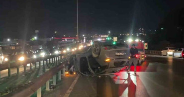 Arnavutköy'de Zincirleme Trafik Kazası: 1 Kişi Yaralandı