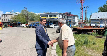 Arpaçay kaymakamı muhammed burak akköz, vatandaşlarla vedalaştı