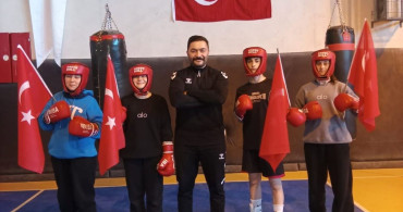 Arpalı'dan 4 sporcu Türkiye boks şampiyonası finallerine katılacak
