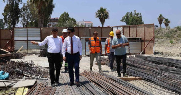 Arsuz’da anaokulu inşaatları sürüyor