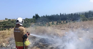 Arsuz’da çöplük yangını kontrol altına alındı