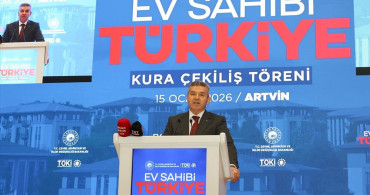 Artvin'de Yüzyılın Konut Projesi Kura Çekimi Yapıldı