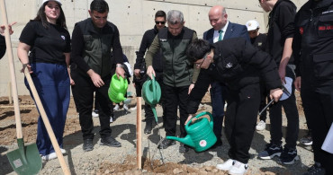 Artvin'de Zeytin Fidanı Dikim Etkinliği