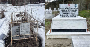Artvin'deki Şehit Mezarlarına Bakım Yapıldı