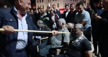 Asırlık düğün geleneği damadın yakınlarına zor anlar yaşattı