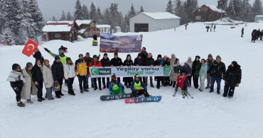 Atabarı Kayak Merkezi'nde Sigaraya Dikkat Çekildi