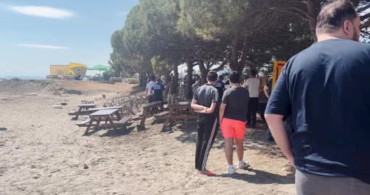 Atakum sahilinde işgal denetimi: kumsaldaki masa, sandalye ve şezlonglar kaldırıldı