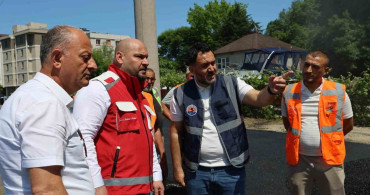 Atakum yollarında bakım ve onarım çalışmaları sürüyor