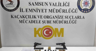 Atakum'da Silah ve Uyuşturucu Operasyonu