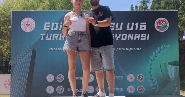 Atlet Alya Gül Keskin, U16 Türkiye şampiyonu oldu