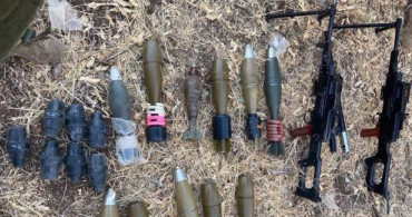Avaşin-Basyan Bölgesinde PKK Mühimmatına El Konuldu