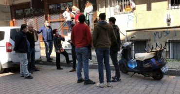Avcılar'da Bir Grup Uzun Namlulu Silahlarla Apartmana Girdi