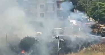 Avcılar’da yaşlı bir adam otluk alanı yaktı