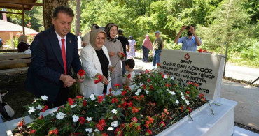 Ayancıklı 15 Temmuz şehidi kabri başında anıldı